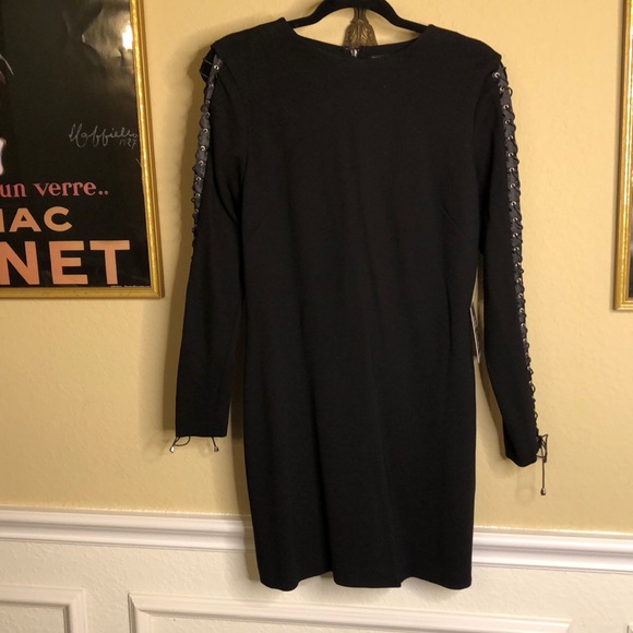Express Lace Up Long Sleeve Dress - Picture 1 of 4
